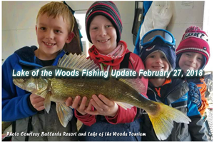 image of boys hoolding big walleye