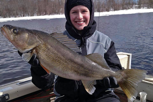 image of big pike caught on lake of the woods