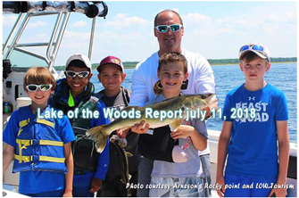 image links to lake of the woods fishing report
