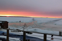 image of ice conditions on bowstring lake