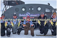 image of big crappies caught on lake of the woods