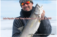 image of lake trout caught on lake superior