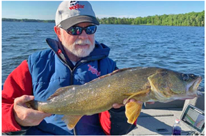 image of big walleye at swan lake classic