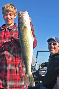 image of Joe Lemire with big walleye