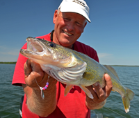 image of cass lake walleye guide jeff sundin