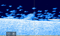 image of depth finder screen