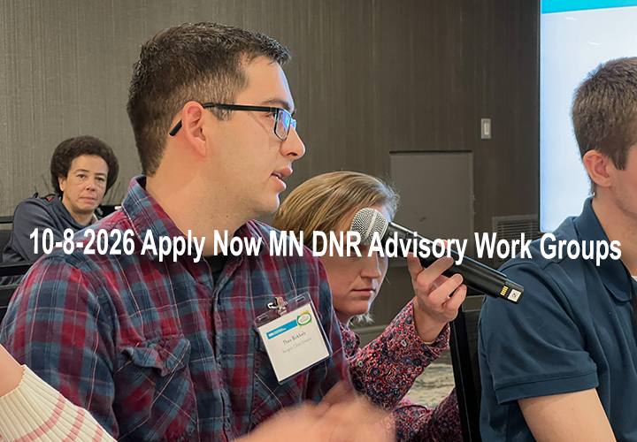 image of participant at Minnesota DNR fisheries work group