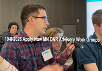image of participant at Minnesota DNR fisheries work group