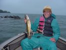 Joe Molitoris proves Leech Lake can still give up some nice Walleyes 9/29/02