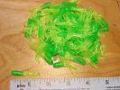 Tube Skirts 1-1/2 inch Chartreuse & Lime100 pack