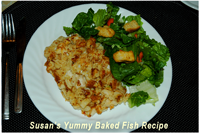 image of baked walleye 