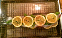 image of Rainbow Trout prepared for the oven