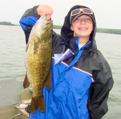 Smallmouth Bass Sarah Steele 8-1-07