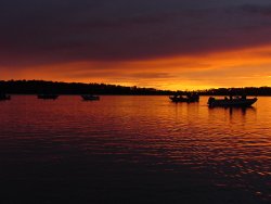 Sunset Walleye fishing on Cutfoot Sioux 