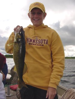 Dan Fischbach with a great Northern Minnesota Walleye